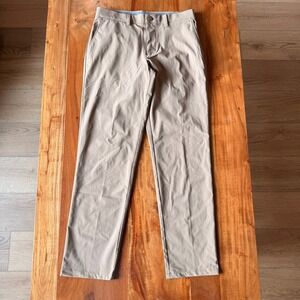 FLX Men's Tan Lightweight Dress Pants Size 30x30